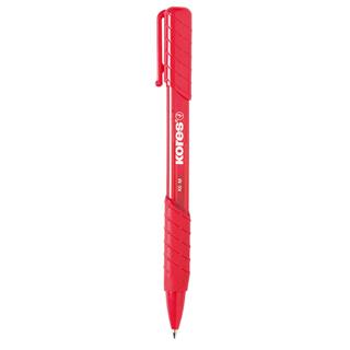 Kores Kemični svinčnik grip K6, rdeč medium