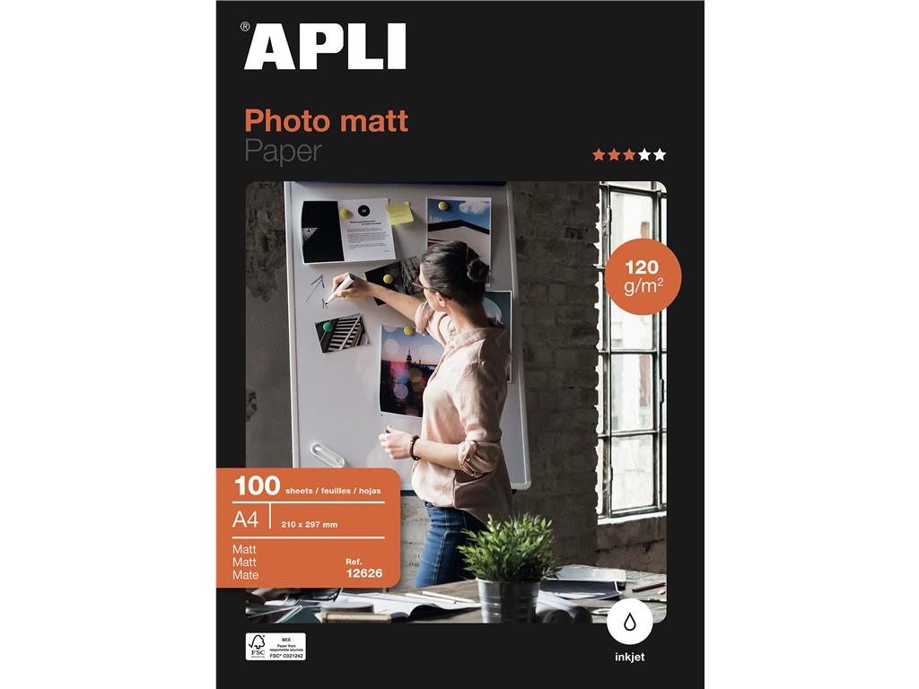 Apli Foto papir A4 Matt 120g