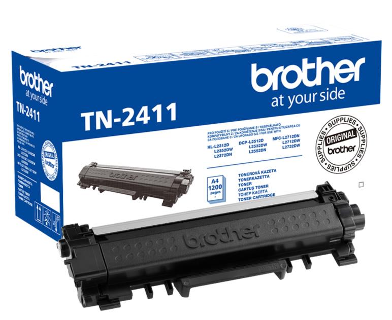 Brother Toner TN2411, črn, 1.200 strani