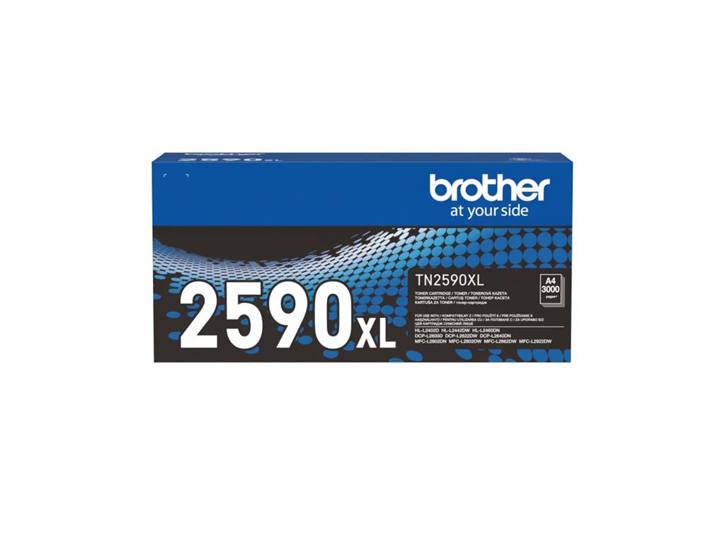 Brother Toner TN2590XL, črn, 3.000 strani