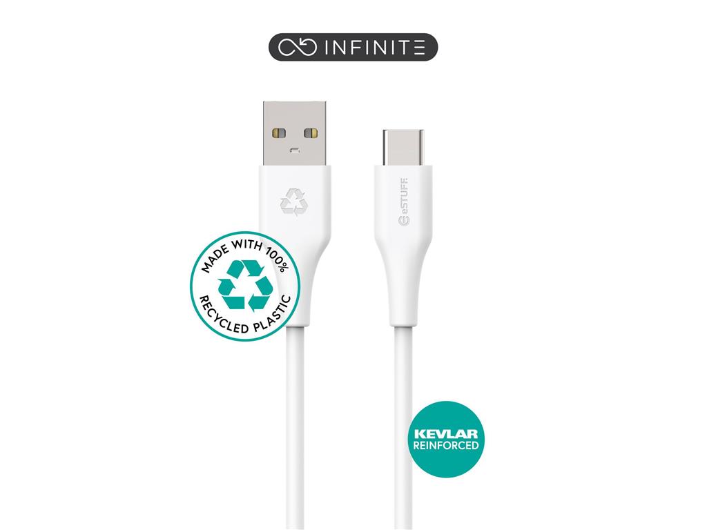 eSTUFF INFINITE kabel USB C-A, bel