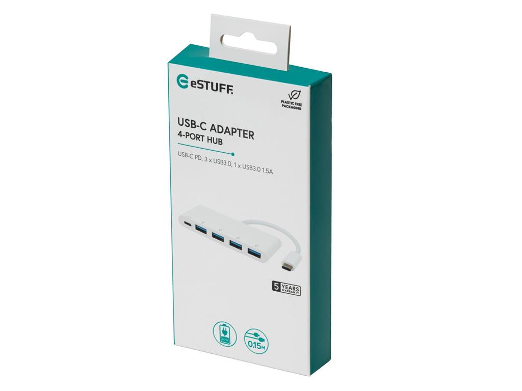 eSTUFF USB-C hub razdelilnik