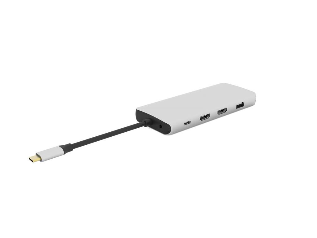 eSTUFF USB-C hub razdelilnik, 12-v-1