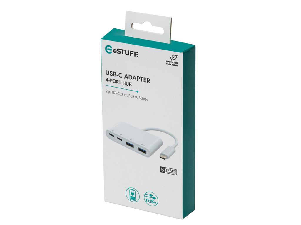 eSTUFF USB-C hub razdelilnik