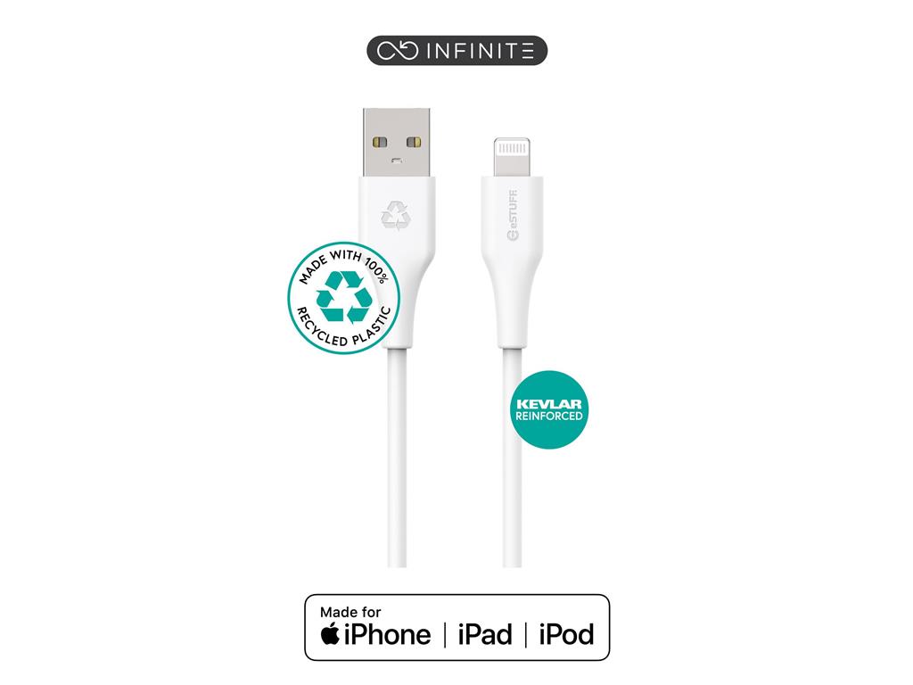 eSTUFF INFINITE kabel USB A-Lightning, bel