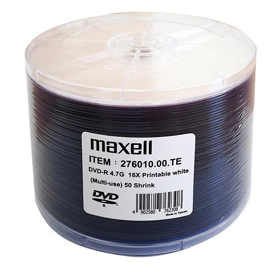 Maxell DVD-R 4,7GB 16X 50 na osi printable