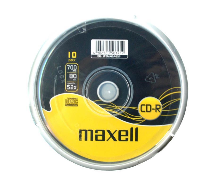 Maxell CD-R 700MB XL 52X 10 na osi