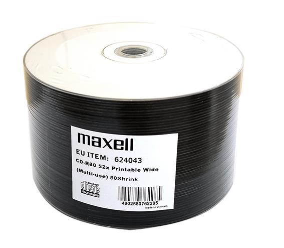 Maxell CD-R 700MB 52X, 50 na osi printable