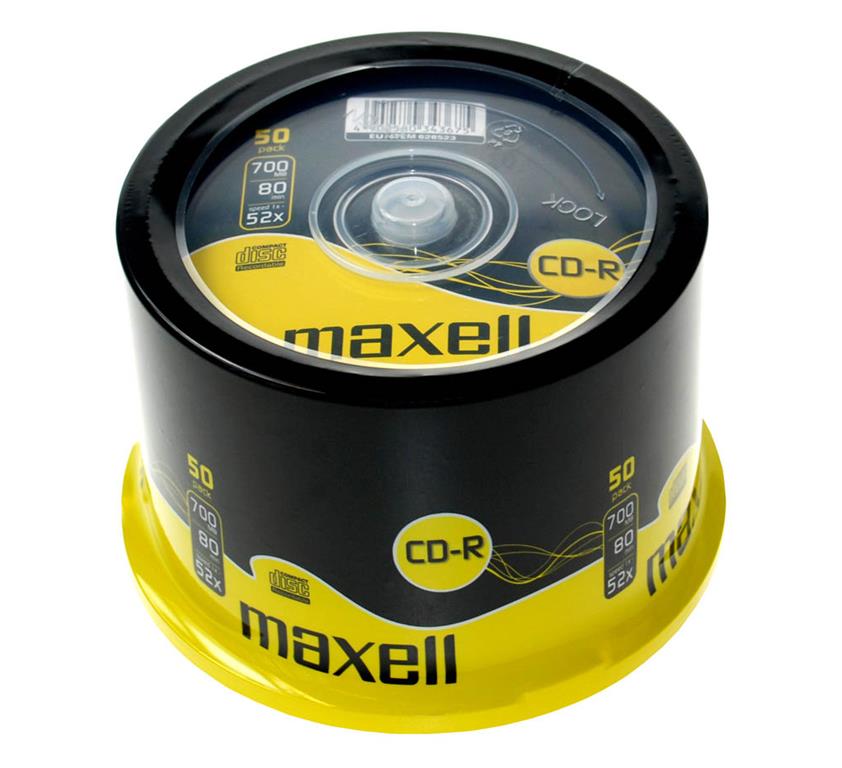 Maxell CD-R 700MB 52X 50 na osi