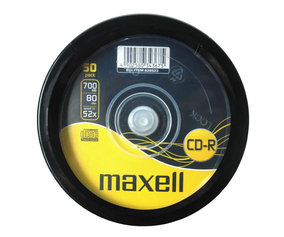 Maxell CD-R 700MB 52X 50 na osi