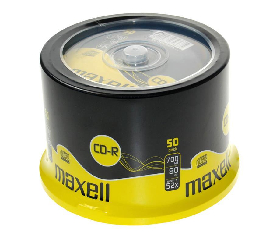 Maxell CD-R 700MB 52X 50 na osi