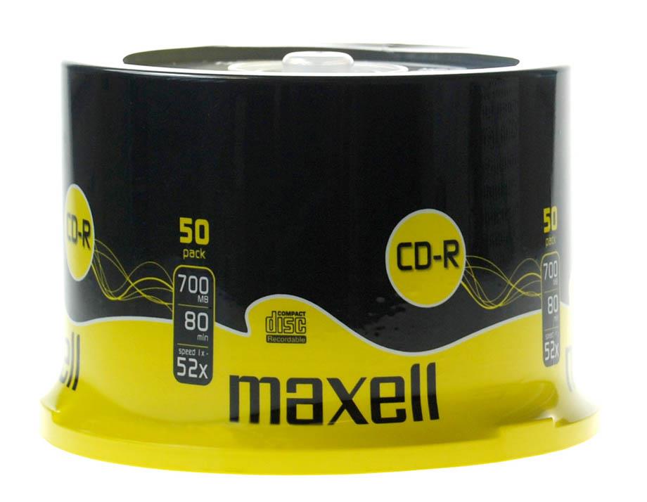 Maxell CD-R 700MB 52X 50 na osi