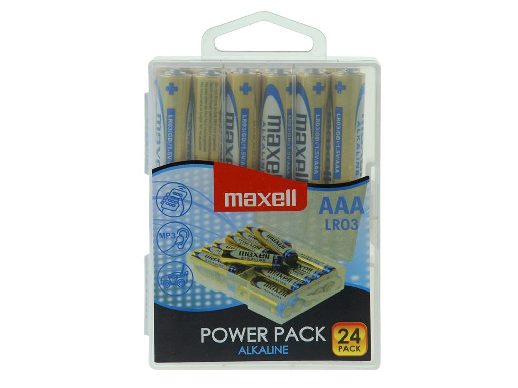 Maxell Baterija AAA (LR03), 24 kos, alkalne