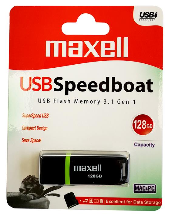 Maxell USB ključ 128GB Speedboat 3.1