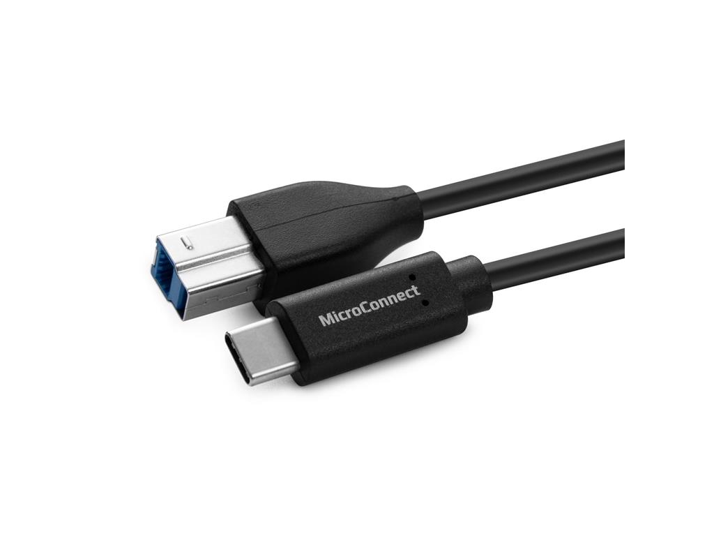 MicroConnect Kabel USB C-B 3.0, 1m