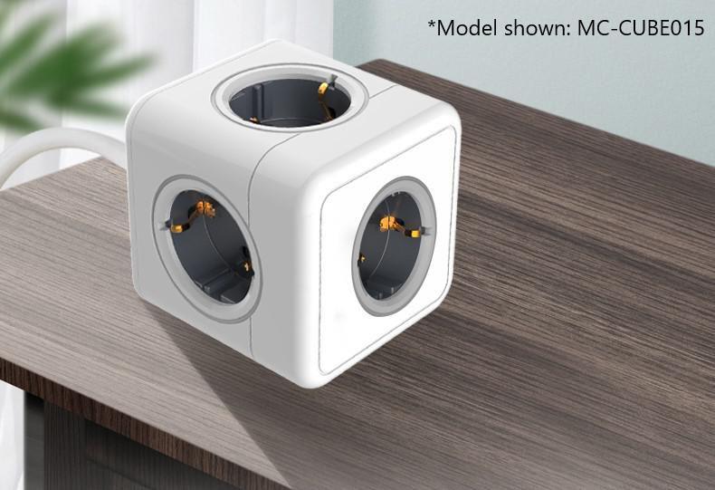 MicroConnect Razdelilnik PowerCube, 5 vtičnic