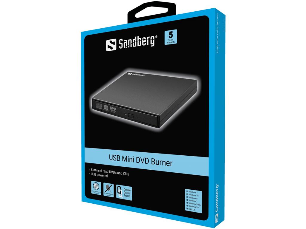 Sandberg USB mini DVD zapisovalnik