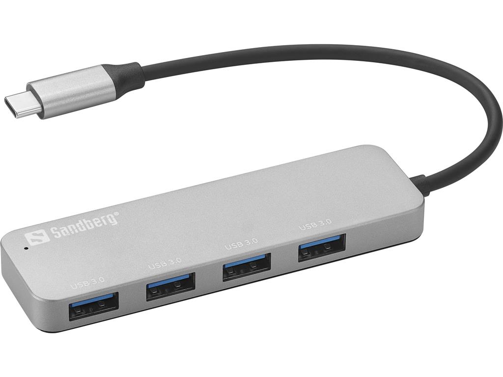 Sandberg Adapter USB-C do 4x USB 3.0 SAVER