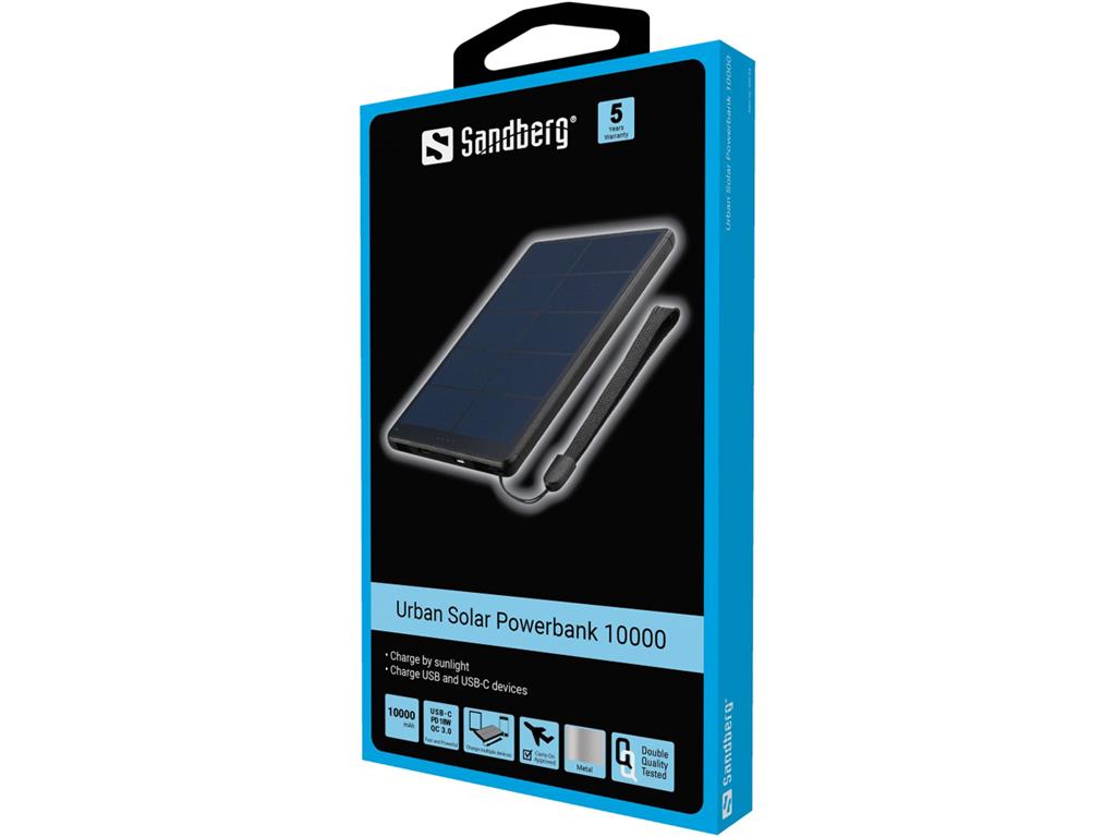 Sandberg Solarna baterija Powerbank 10.000