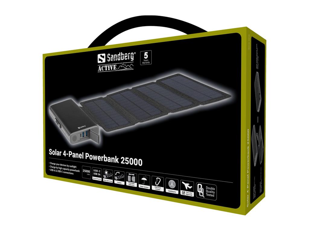 Sandberg Solarna baterija Powerbank 25.000