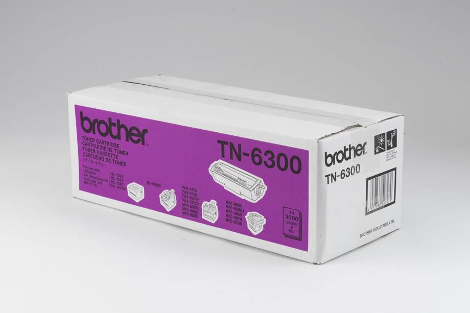 Brother Toner TN6300, črn, 3.000 strani FAX8360/8750 HL1030/12xx/14xxMFC96/7/8xx