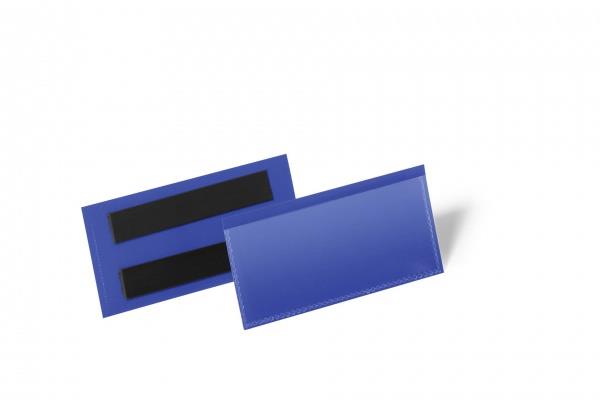 Durable Magnetni žepki 53x113 (38x100) modri 50 kos