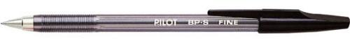 Pilot Kemični svinčnik BPS-F, črn BPS-F-B s pokrovčkom 12 KOS